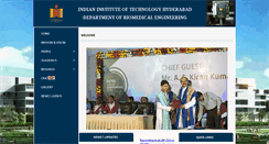 Desktop Screenshot of biomed.iith.ac.in
