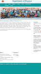 Mobile Screenshot of physics.iith.ac.in