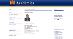 Desktop Screenshot of academics.iith.ac.in